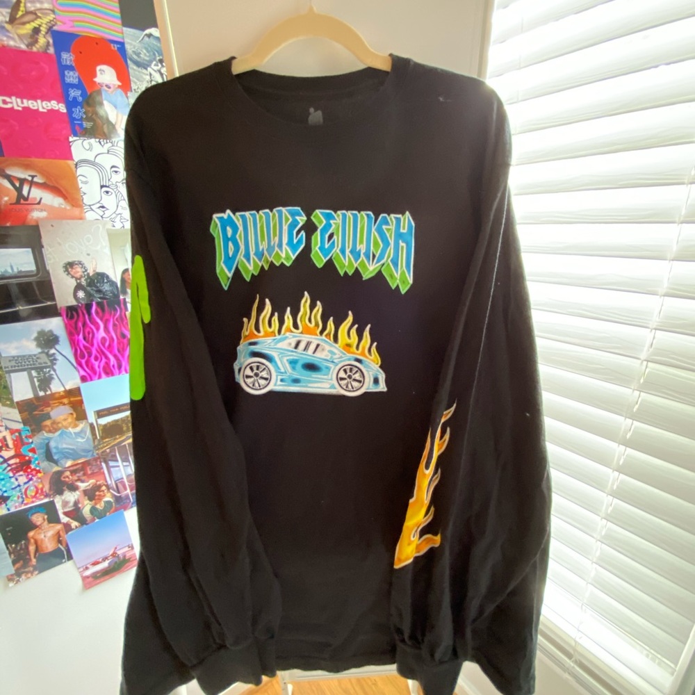 billie eilish concert shirt